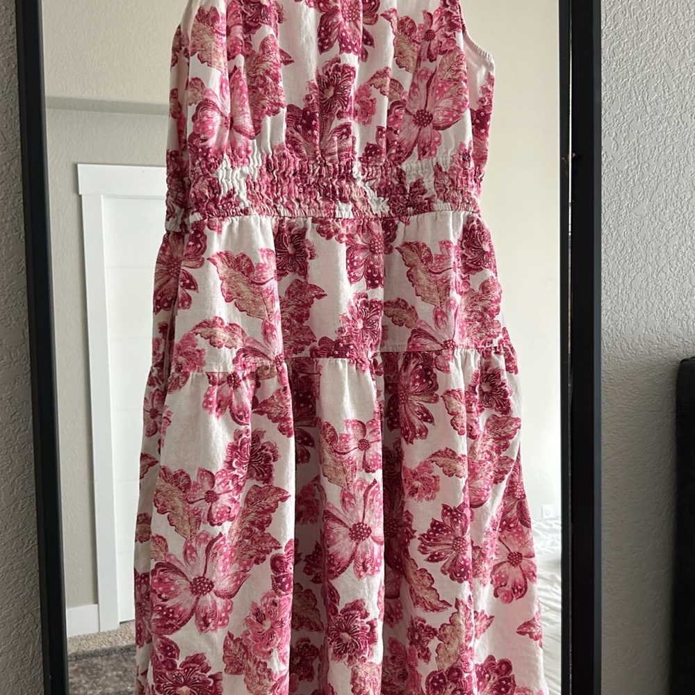 Floral Pink womans Dress